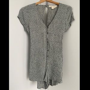 Printed romper